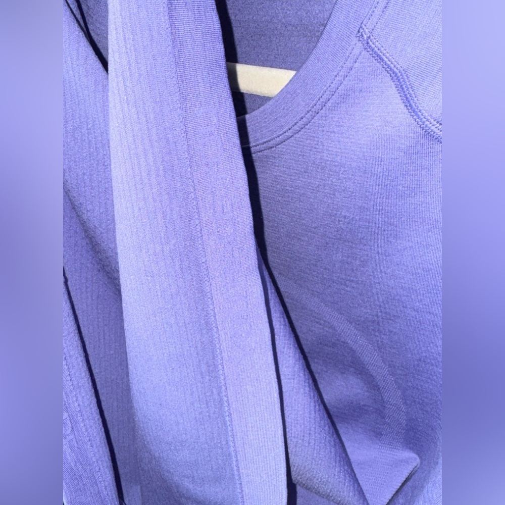 RARE 58. Lululemon Swiftly Tech LS Shirt 2.0 *Race Length in Dark Lavender - Picture 3 of 7